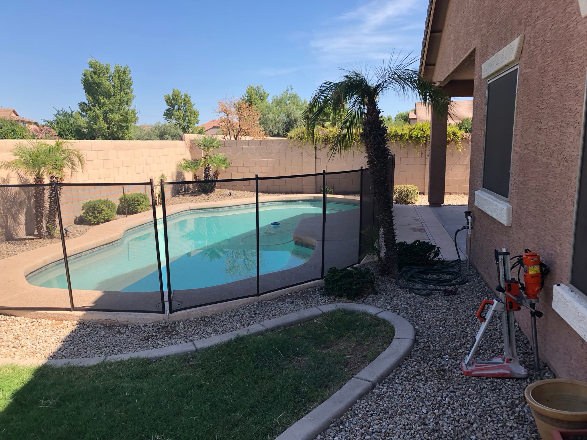 Pool fence installation — Maricopa County