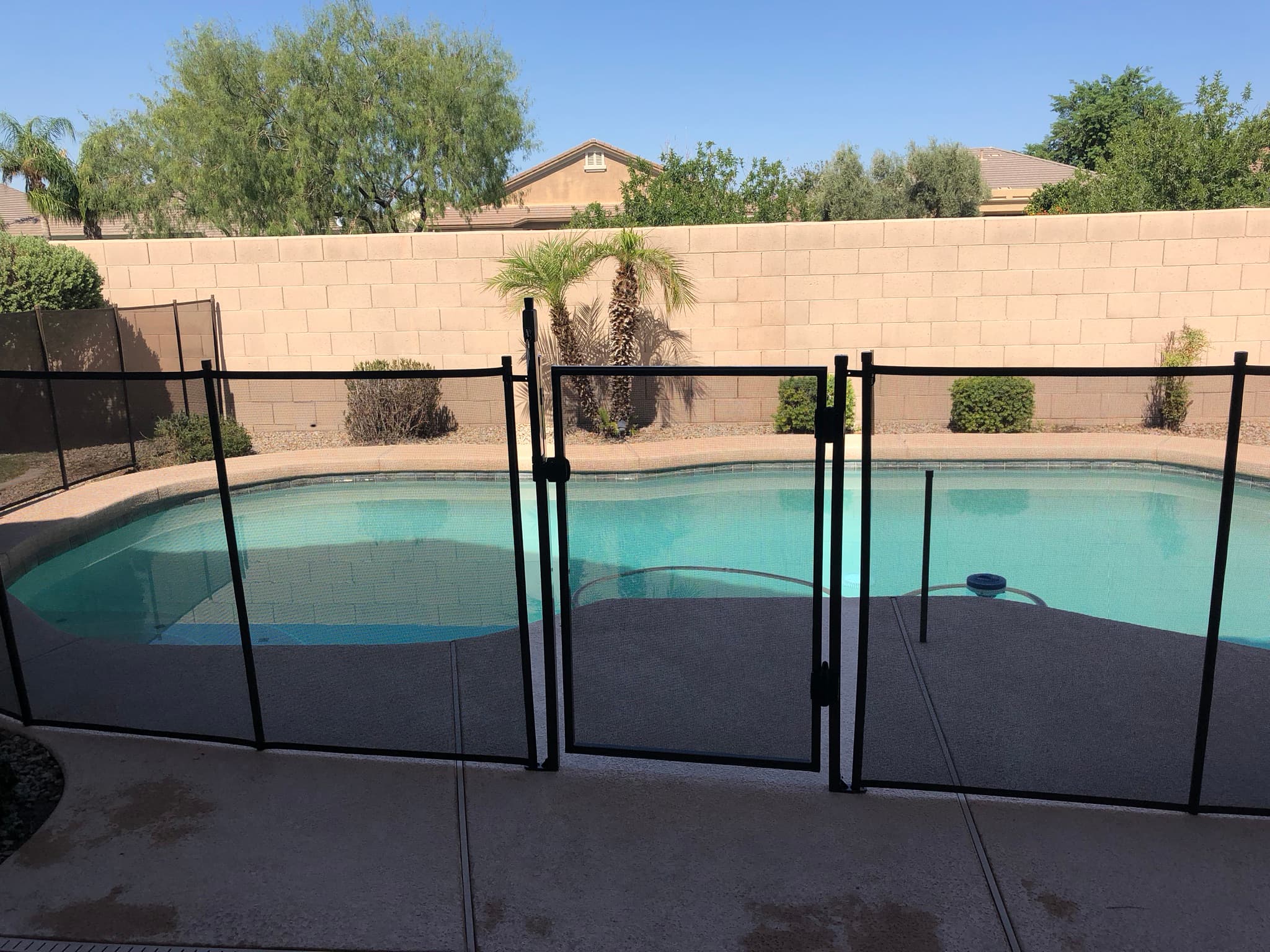 Self-latching gate — Clear Choice Pool Fence