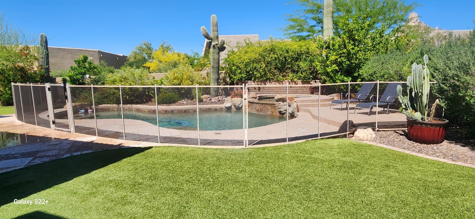 Pool fence installation — Maricopa County AZ, spring 2024